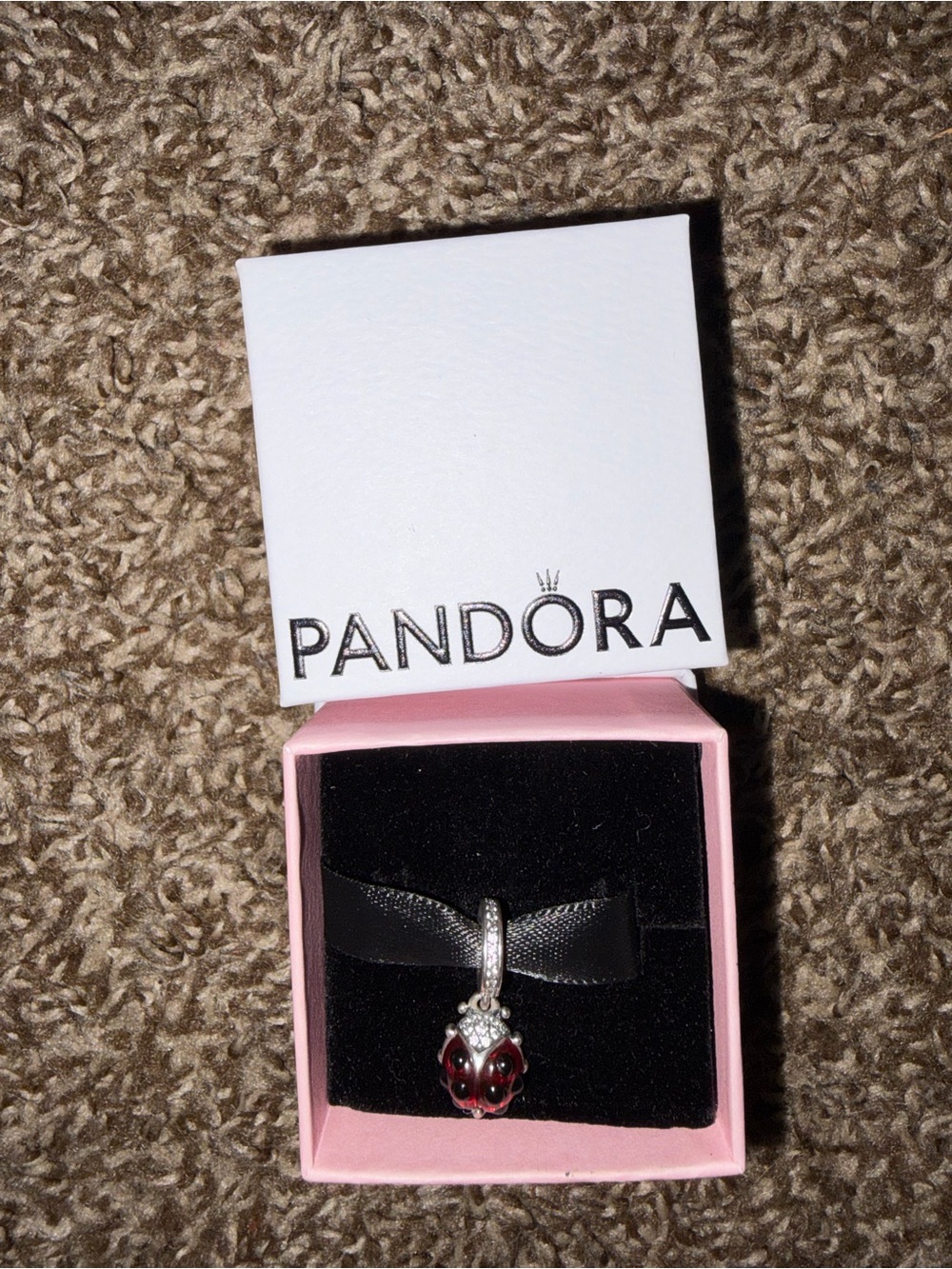 Pandora Ladybug Dangle Charm